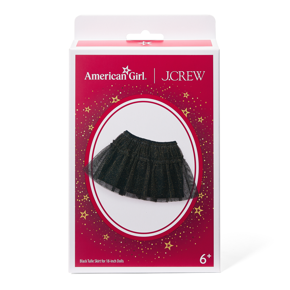 American Girl® x J.Crew Black Tulle Skirt for 18-inch Dolls