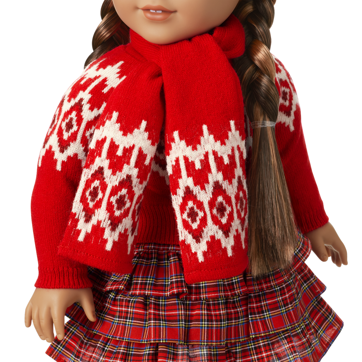 American Girl® x J.Crew Fair Isle Beanie & Scarf, Heart Purse & Accessories Bundle for 18-inch Dolls