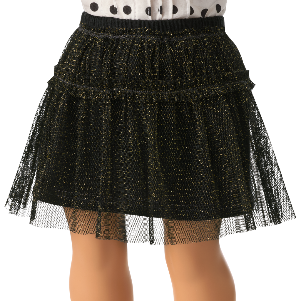 American Girl® x J.Crew Black Tulle Skirt for 18-inch Dolls