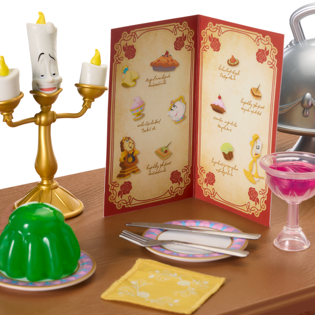 Disney Princess Belle Enchanted Castle Dining Set & Friends for 18-inch Dolls by American Girl®