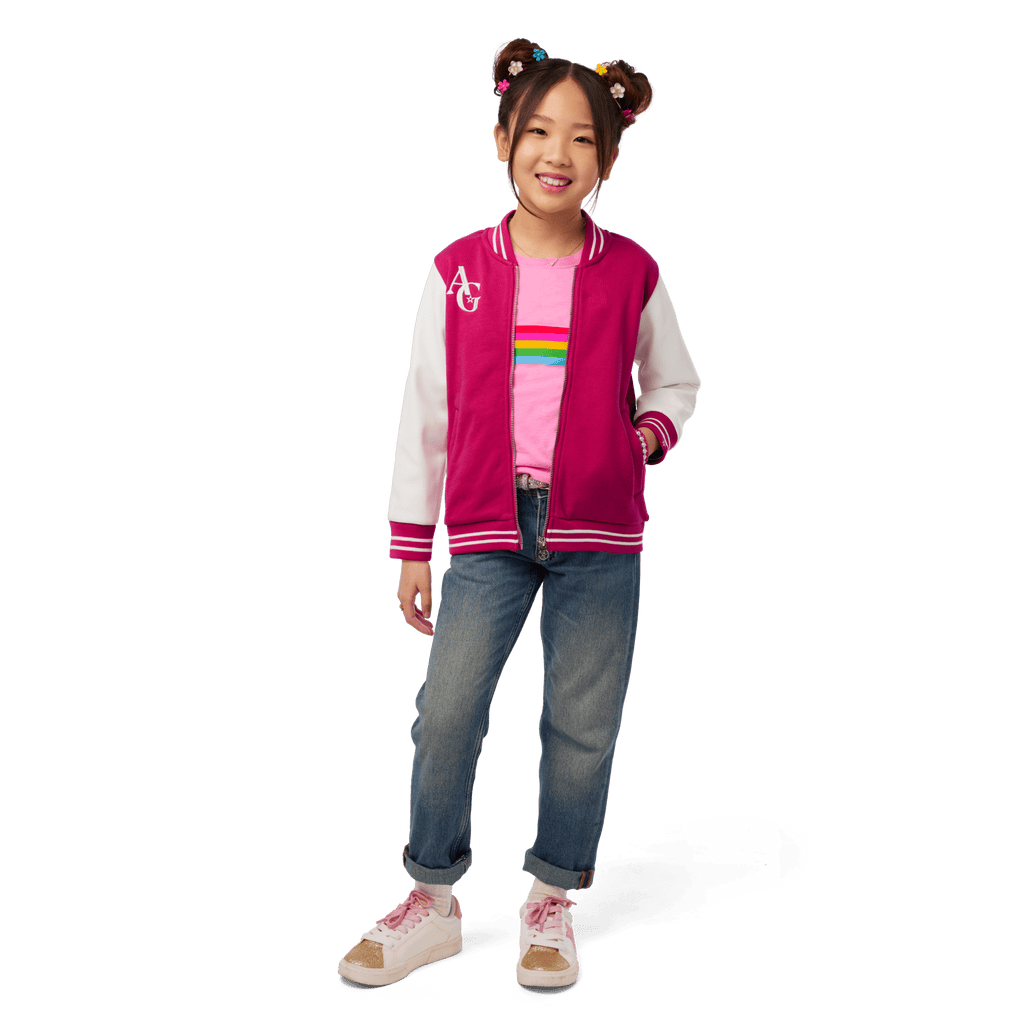 AG™ Star Squad Varsity Jacket for Girls & 18-inch Dolls