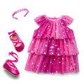 Pink Party-Ready Dress for 18-inch Dolls