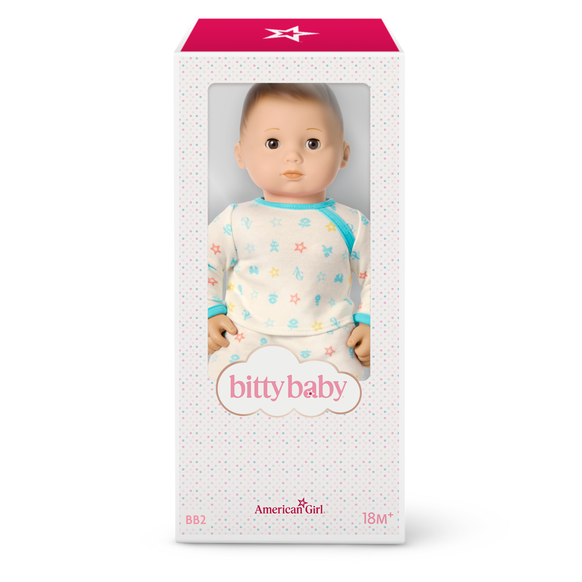 Bitty Baby® Doll #2 in Pastel Blue + Bear Friend & Board Book