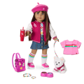 Truly Me™ 18-inch Doll #122, Puppy, Mini Backpack & Accessories AG™ Star Squad Bundle