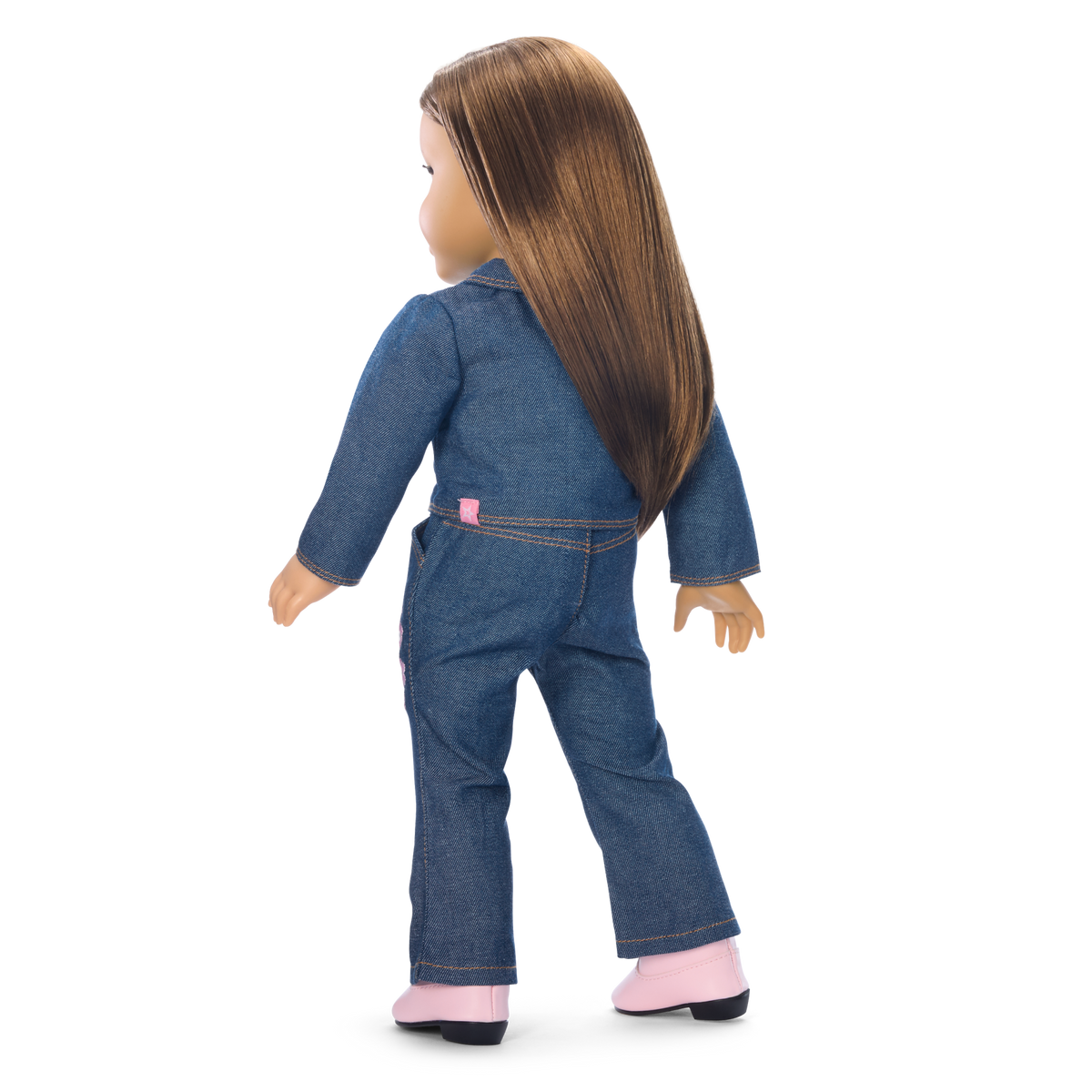 AG™ x Harlem’s Fashion Row Cherry Blossom Couture Embroidered Jean Set for 18-inch Dolls