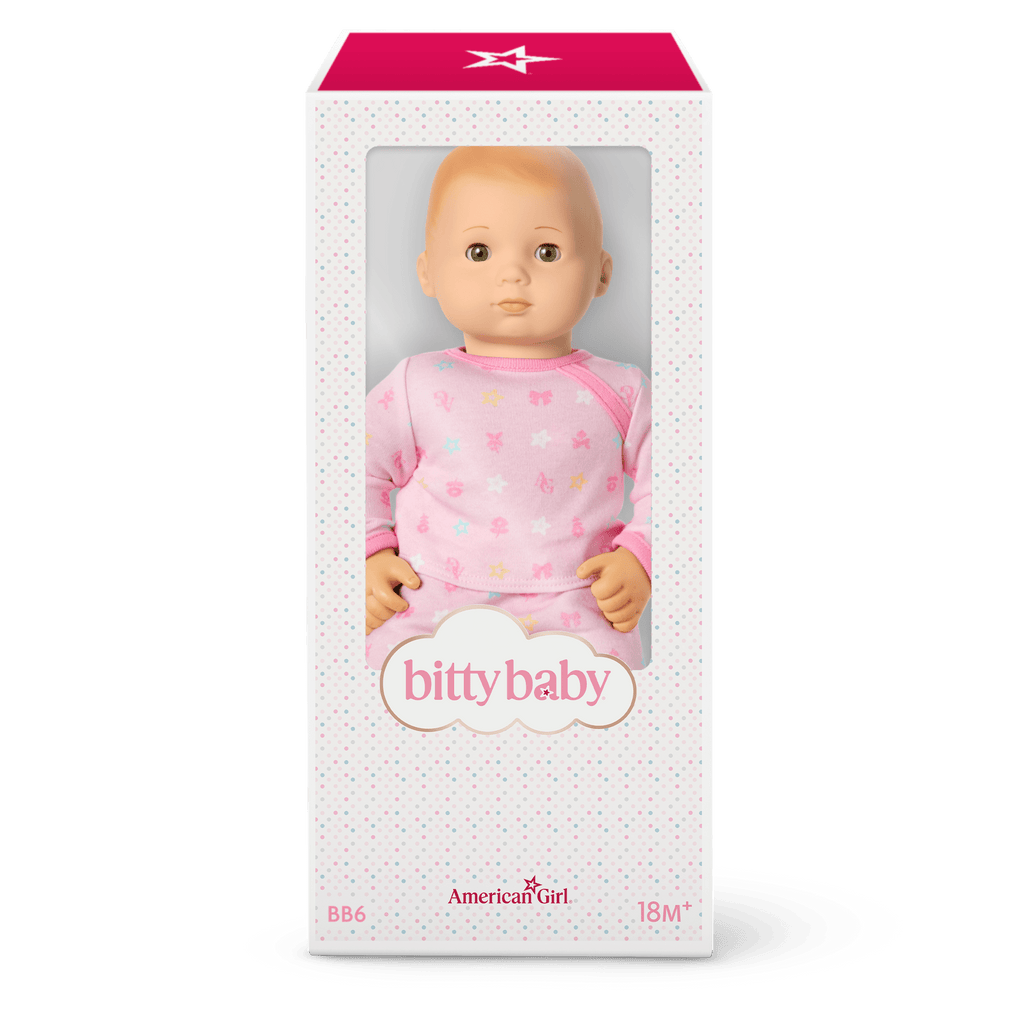Bitty Baby® Doll #6 with red hair in Pastel Pink