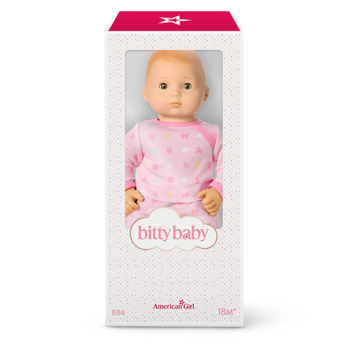 Bitty Baby® Doll #6 in Pastel Pink + Bunny Friend & Board Book