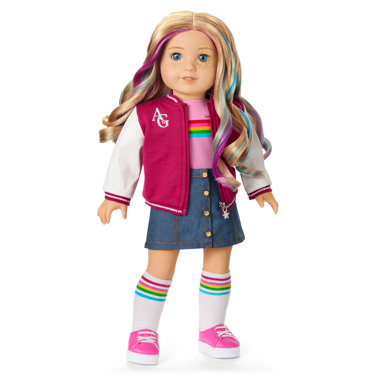 Truly Me™ 18-inch Doll #110, Puppy, Mini Backpack & Accessories AG™ Star Squad Bundle