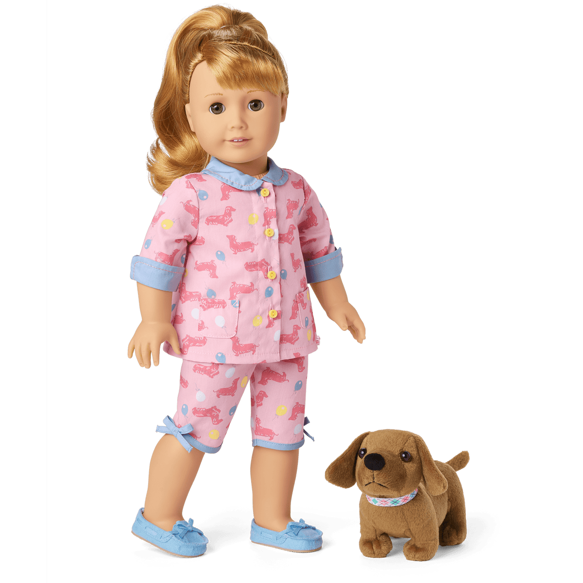 Maryellen’s™ Dachshund Pajamas & Dog (Historical Characters)