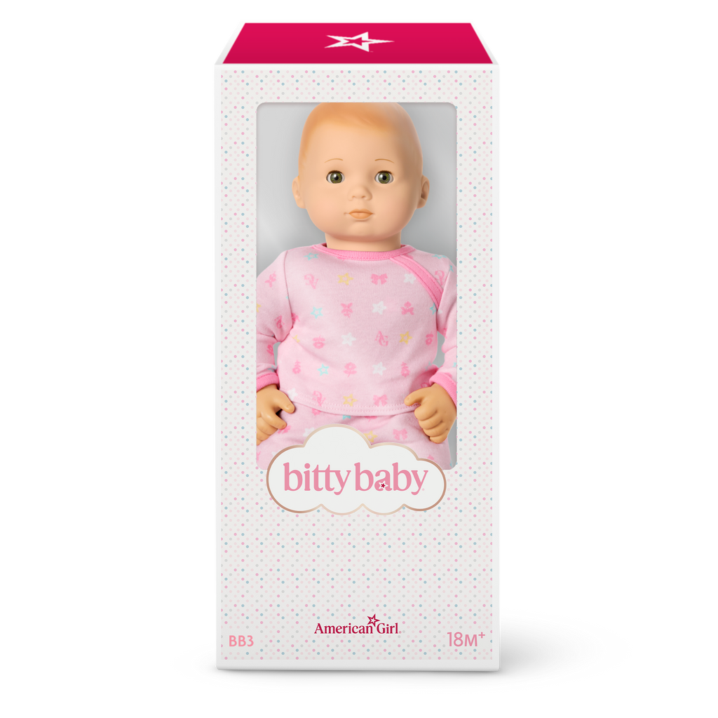 Bitty Baby® Doll #3 in Pastel Pink + Bunny Friend & Board Book