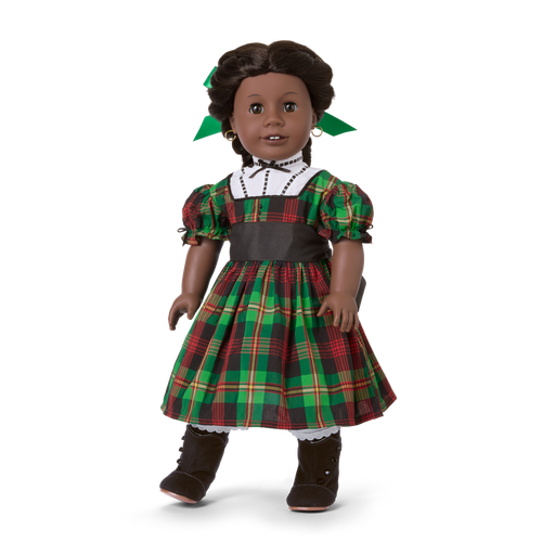 Addy’s™ Tartan Plaid Dress for 18-inch Dolls (Historical Characters)