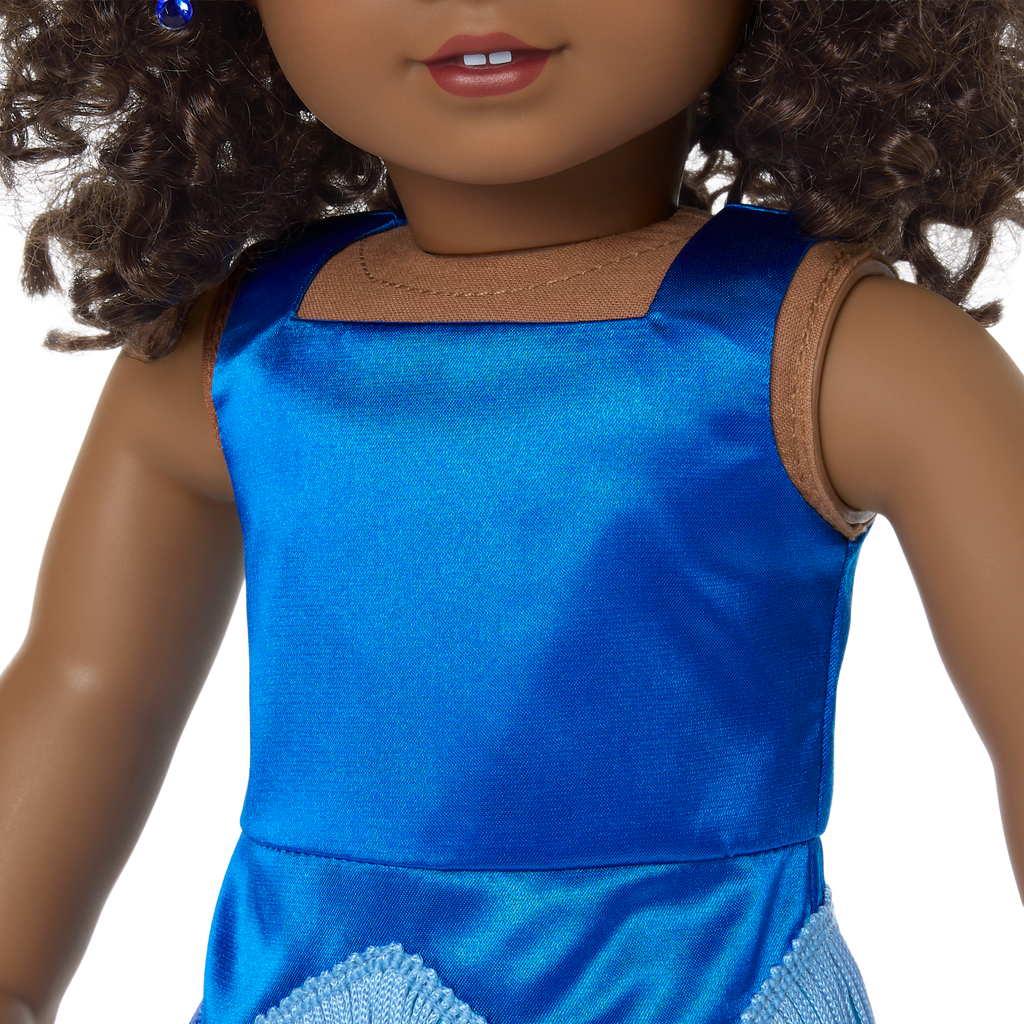 September Sapphire Sparkle Outfit for 18-inch Dolls