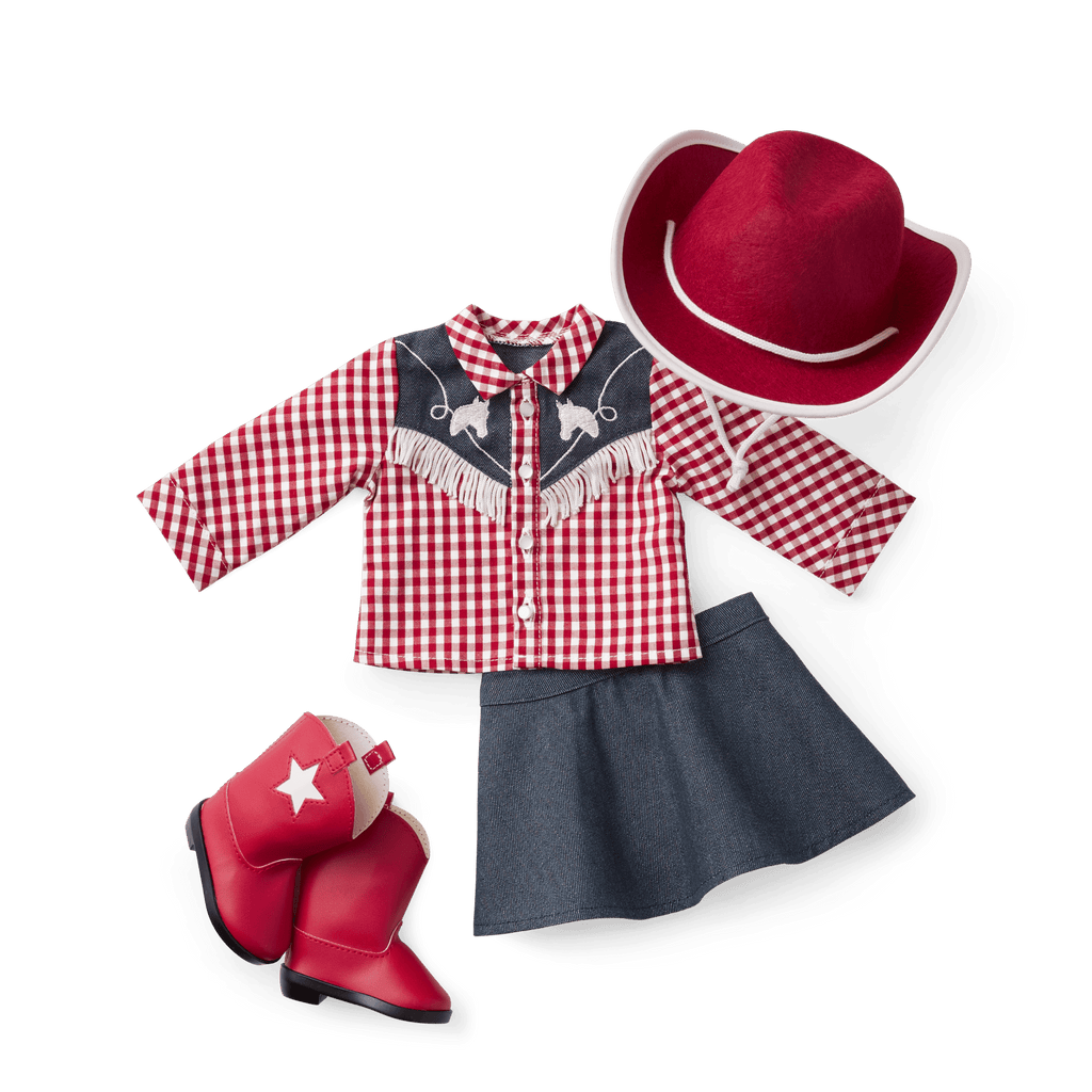 Maryellen's™ Cowgirl Costume for 18-inch Dolls (Historical Characters)