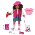 Truly Me™ 18-inch Doll #112, Puppy, Mini Backpack & Accessories AG™ Star Squad Bundle