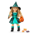 Witchy Webs Costume & Trick-or-Treat Set Bundle for 18-inch Dolls