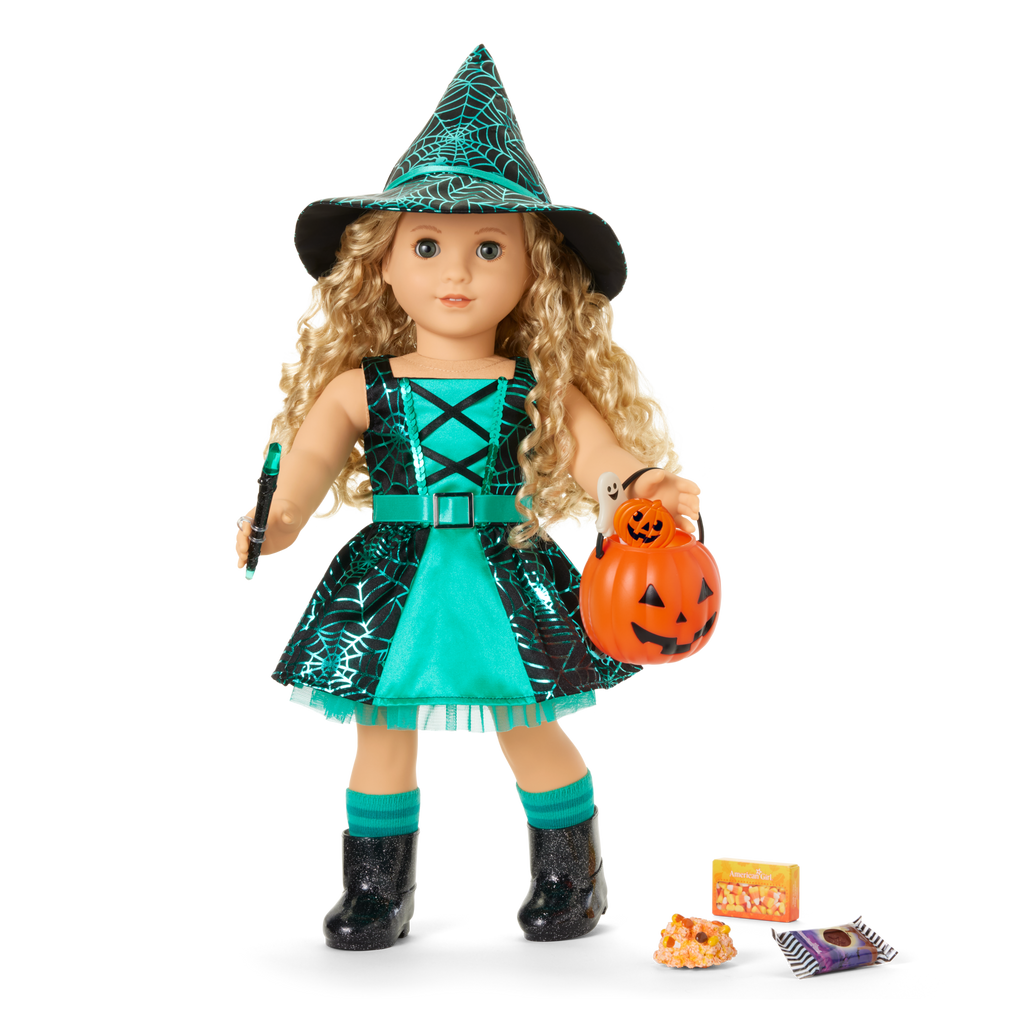 Witchy Webs Costume for 18-inch Dolls