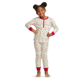 Hearts & Pines Holiday PJs for Little Girls
