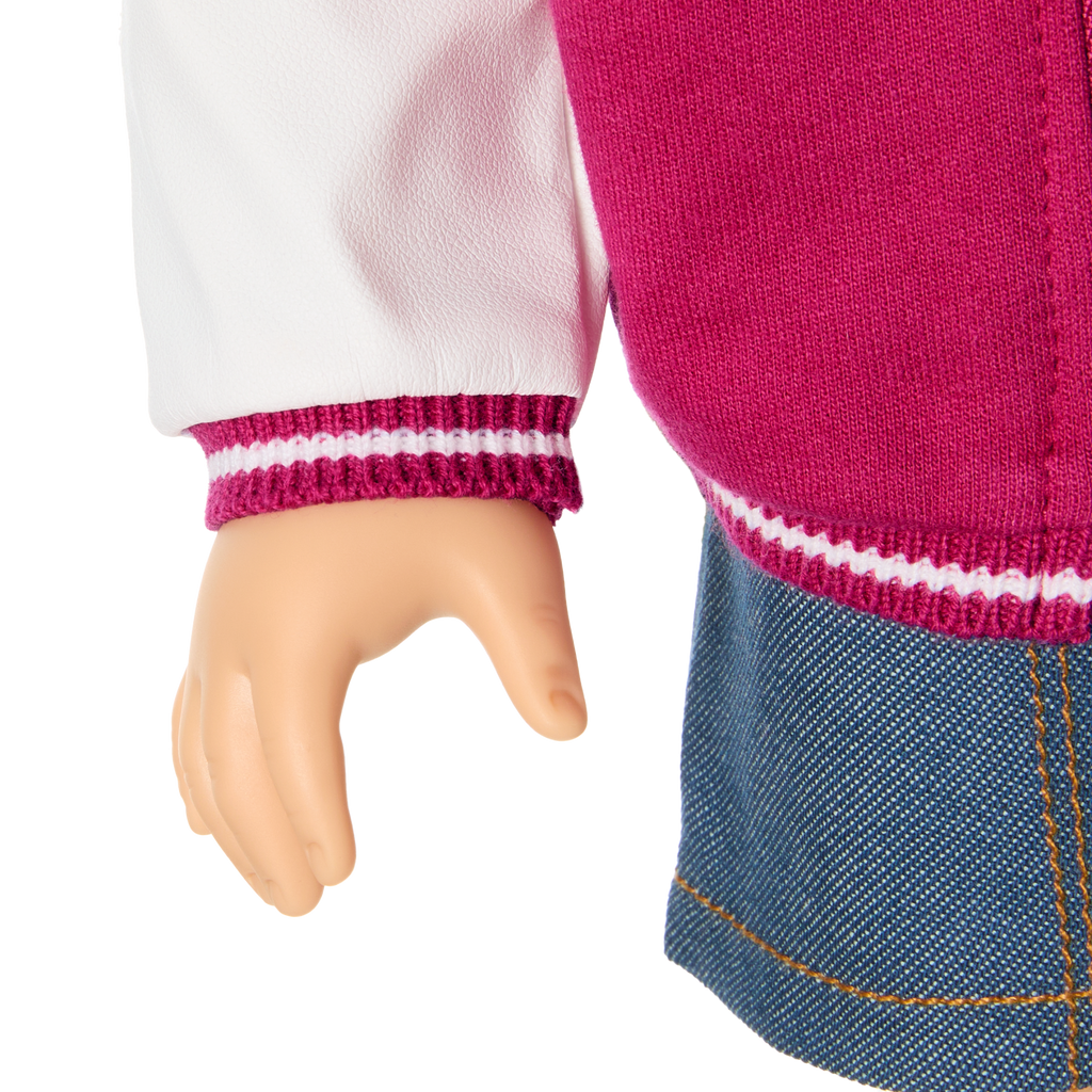 Truly Me™ 18-inch Doll #126 with wavy brown hair