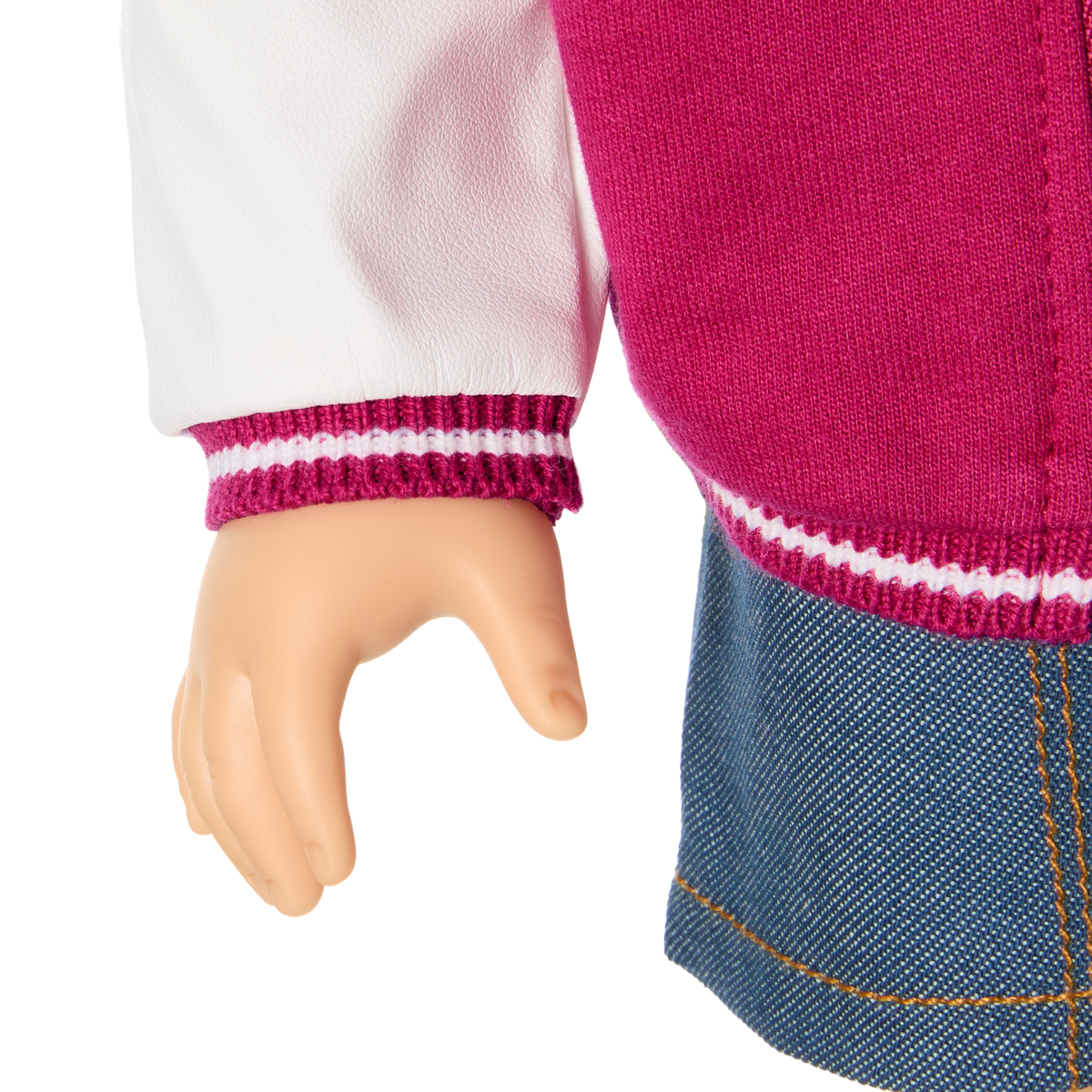 Truly Me™ 18-inch Doll #126 with wavy brown hair