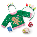 Christmas Party Sweater for 18-inch Dolls