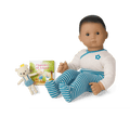 Bitty Baby® Doll #5 in Soft Blue + Bear Friend & Board Book