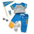 American Girl® x NFL Los Angeles Chargers Fan Outfit & Accessories for 18-inch Dolls