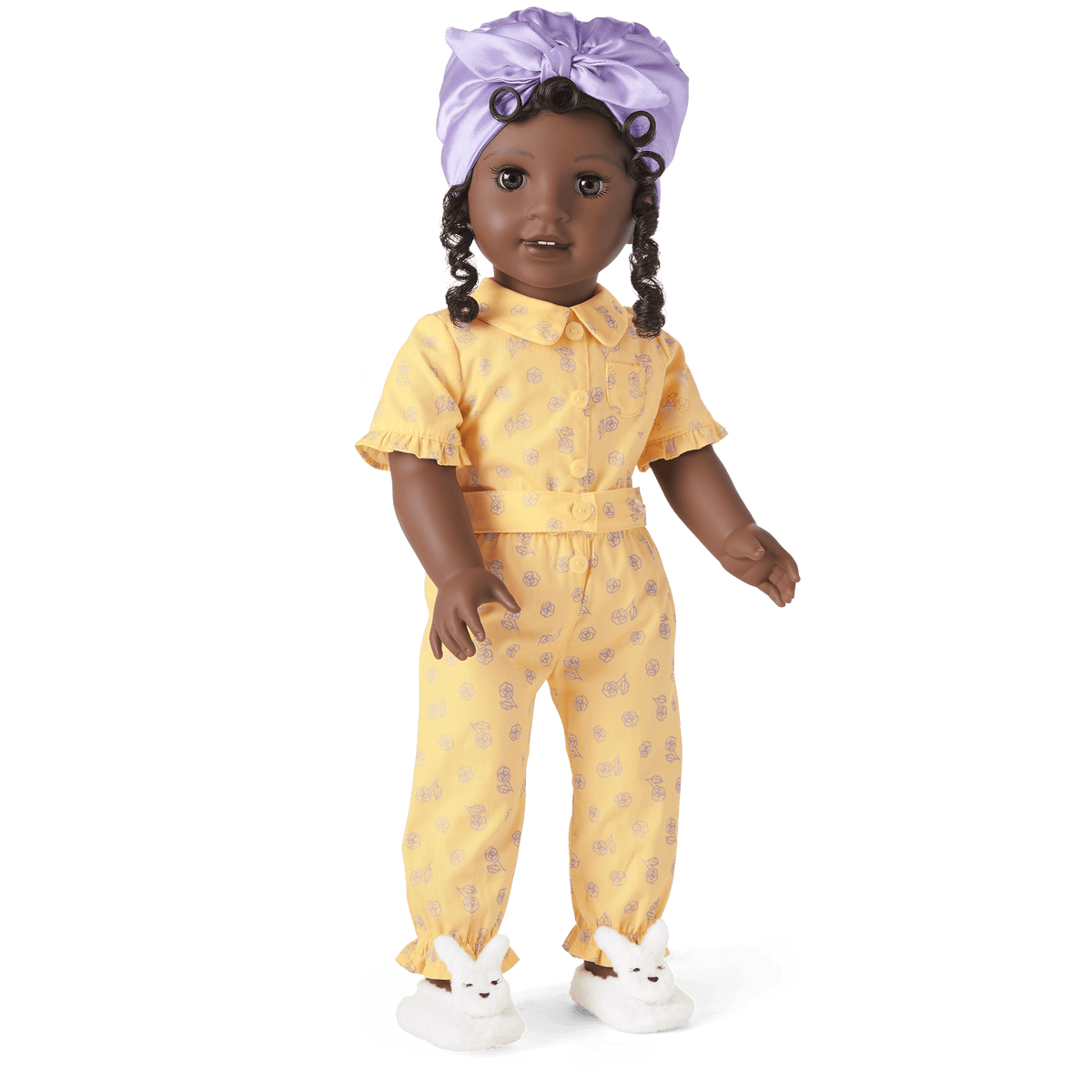 Claudie's™ Yellow Bloom Pajamas for 18-inch Dolls (Historical Characters)