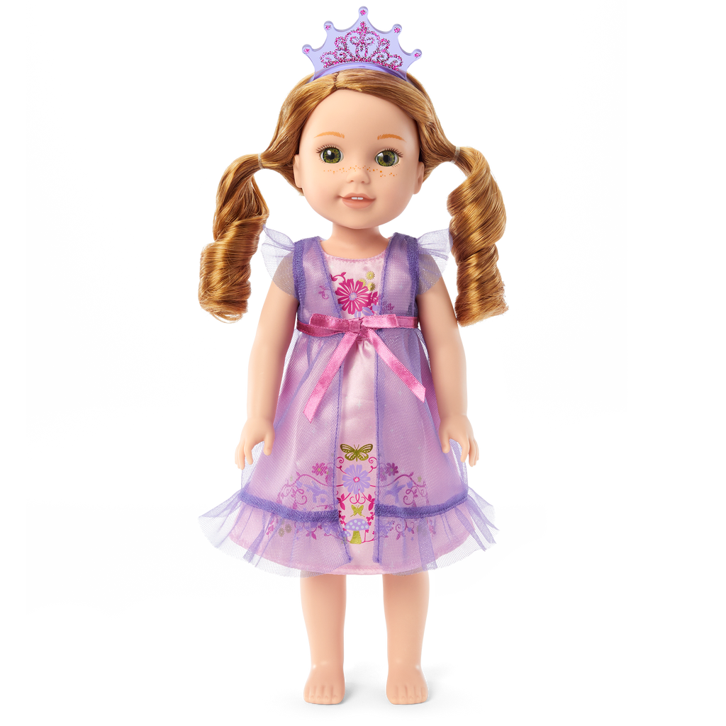 Royal Ruffles Nightie and Robe for Little Girls & WellieWishers™ Dolls