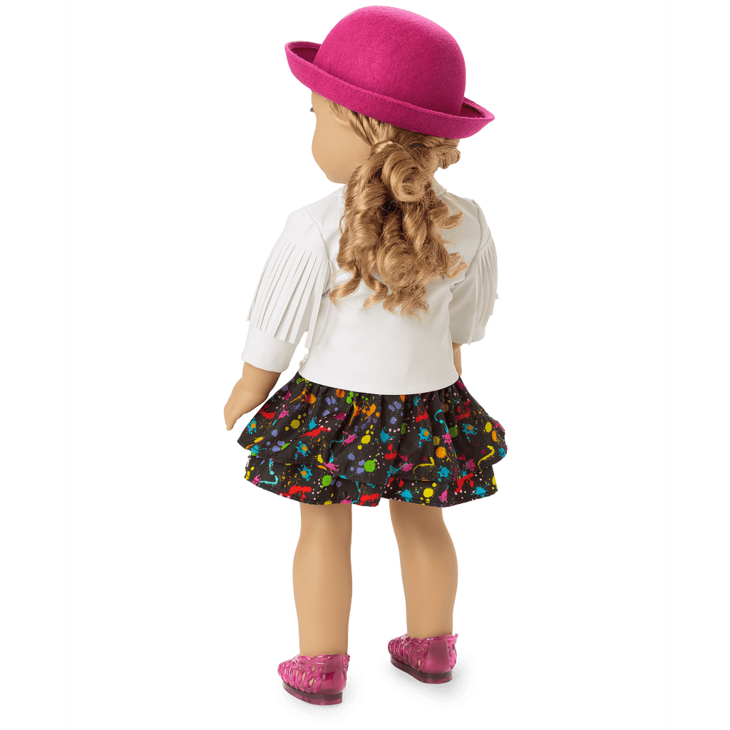 Courtney’s™ White Fringe Jacket for 18-inch Dolls (Historical Characters)