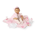 Bitty Baby® Doll #4 with black hair Care & Play Set