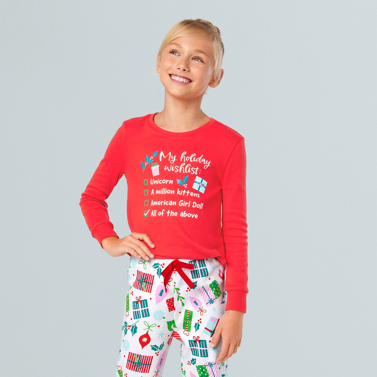 Holiday Wish List PJs for Girls