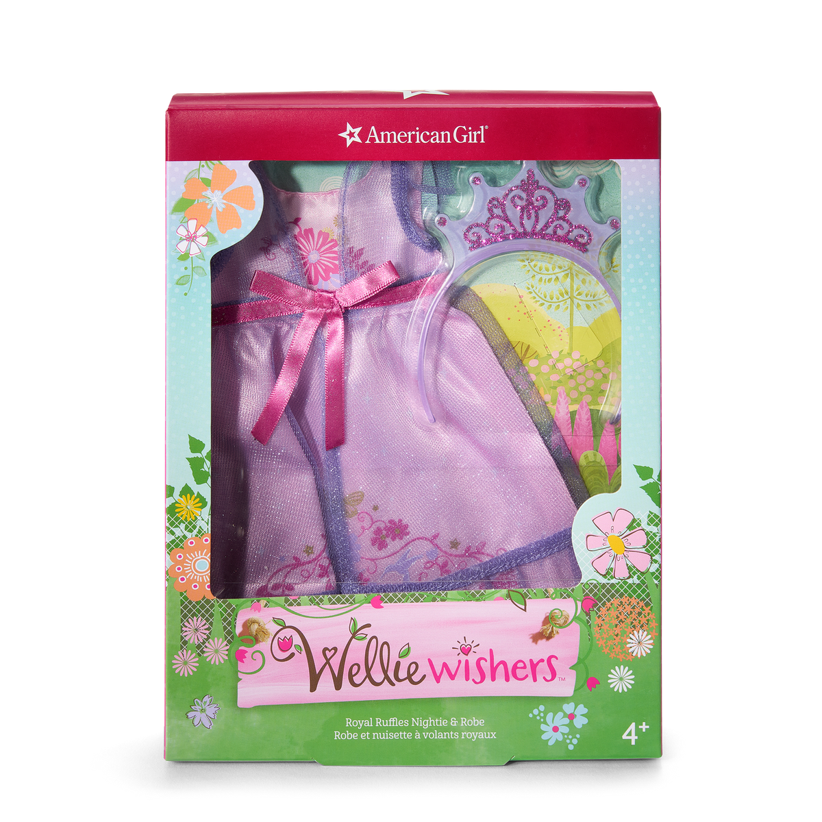 Royal Ruffles Nightie & Robe for WellieWishers™ Dolls