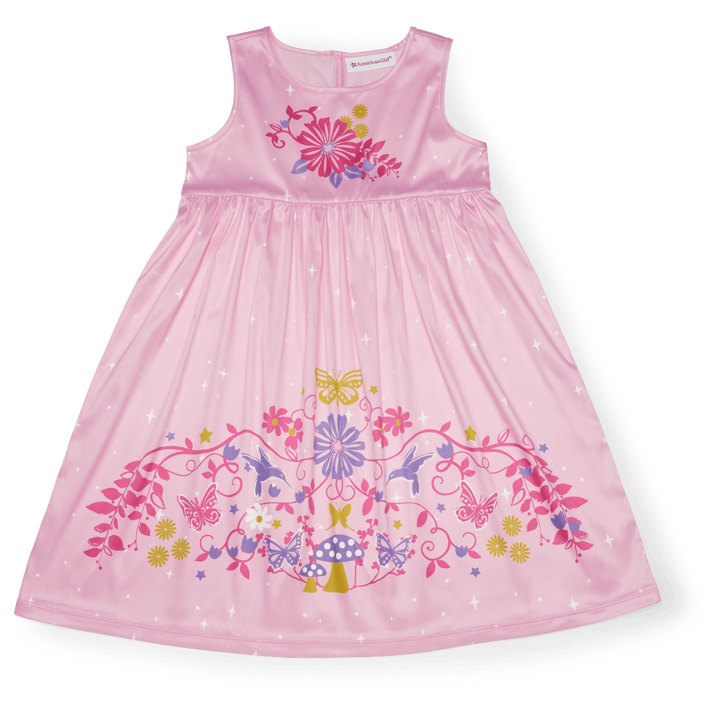 Royal Ruffles Nightie and Robe for Little Girls & WellieWishers™ Dolls