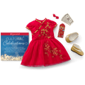 Lunar New Year's Celebration Outfit for 18-inch Dolls