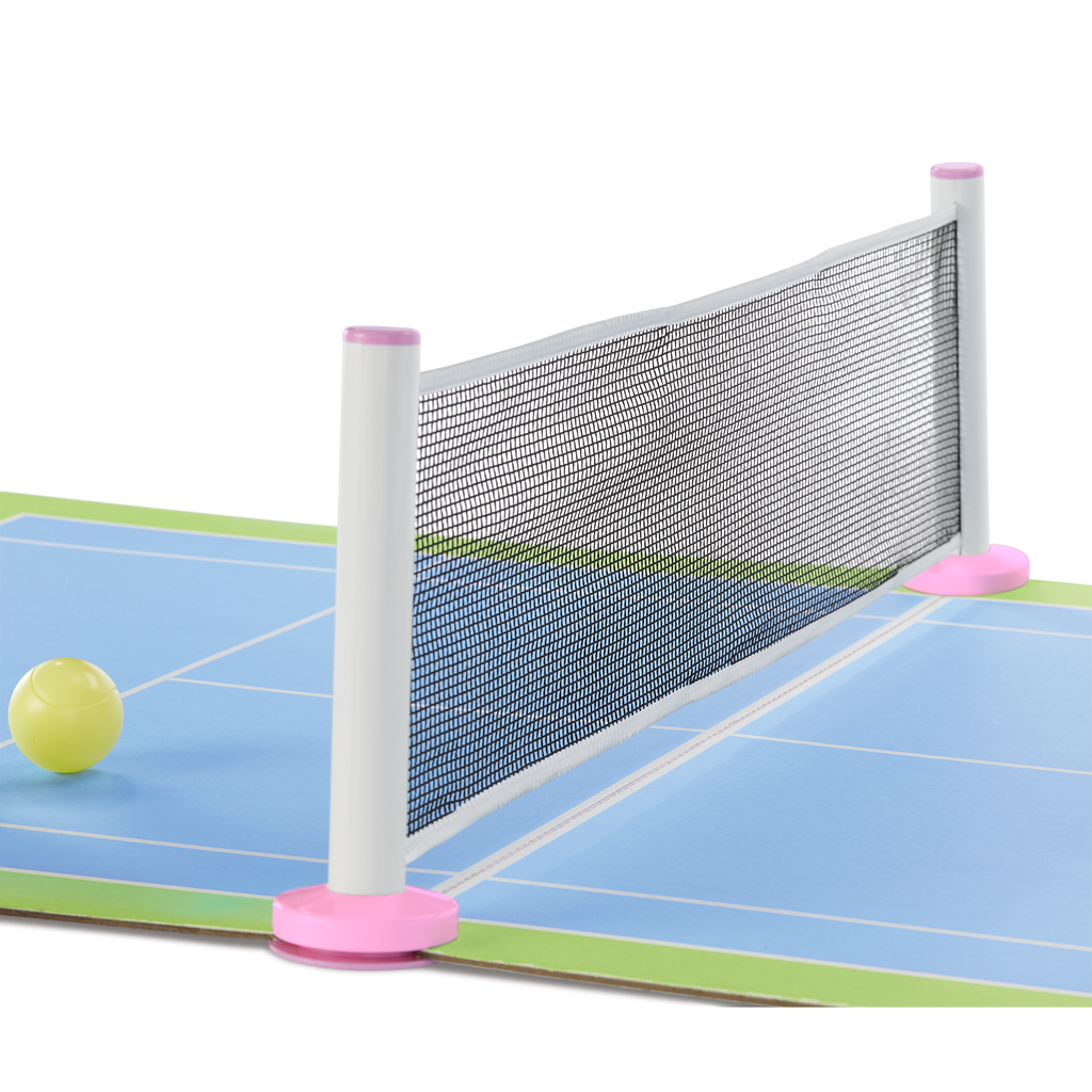 Isabel™ & Nicki's™ 2-in-1 Tennis Court & Skate Spot for 18-inch Dolls (Historical Characters)