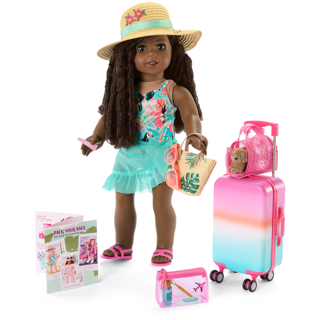 Packed with Fun Luggage Set for 18-inch Dolls