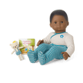 Bitty Baby® Doll #1 in Soft Blue + Bear Friend & Board Book
