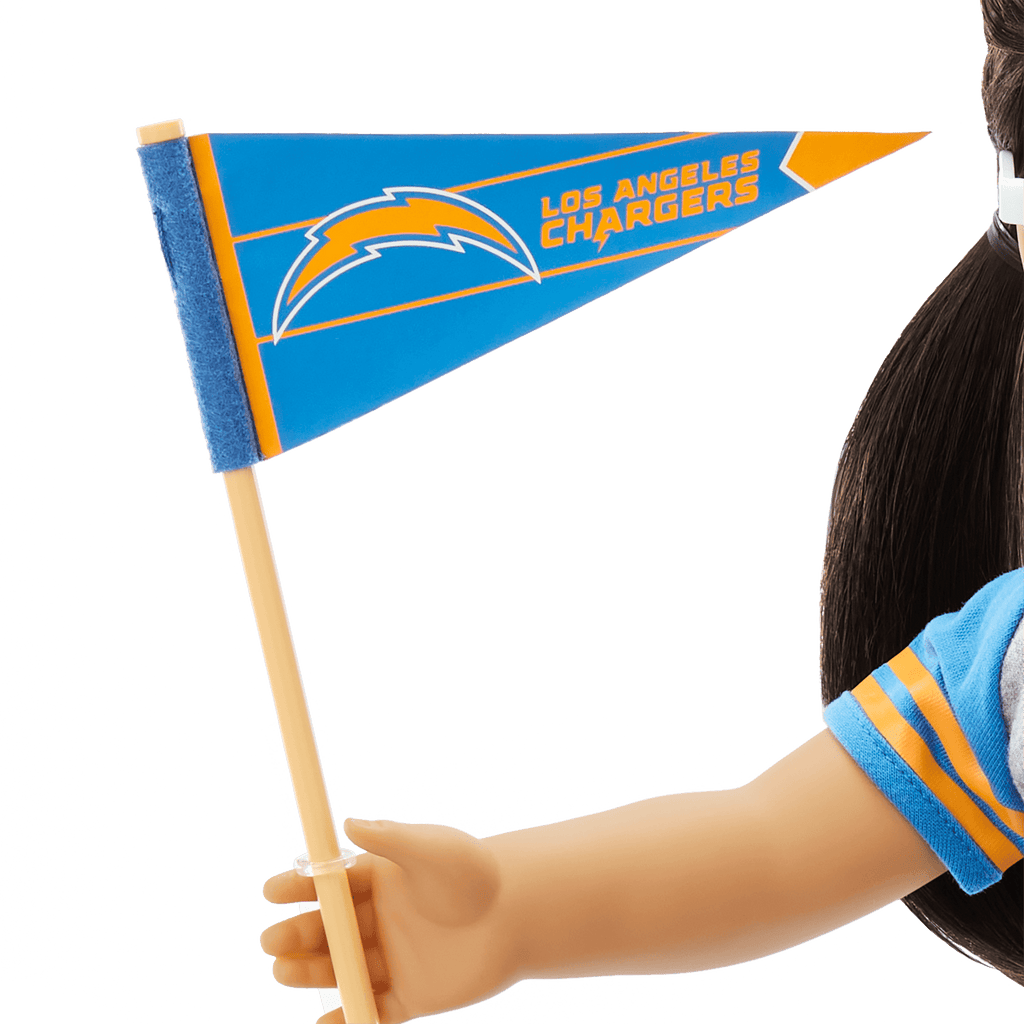 American Girl® x NFL Los Angeles Chargers Fan Outfit & Accessories for 18-inch Dolls