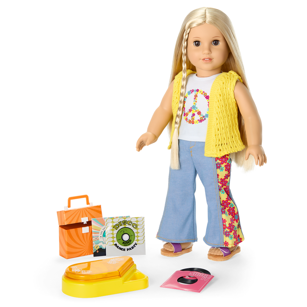 Julie’s™ Record Player & Accessories for 18-inch Dolls (Historical Characters)